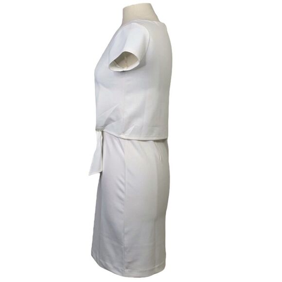 CREMIEUX Women’s OFF White Tie Front Dress Size M - Picture 4 of 9